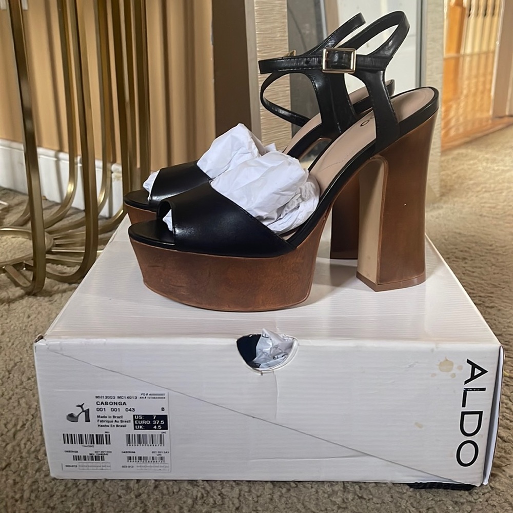 ALDO CABONGA PLATFORM HEELS